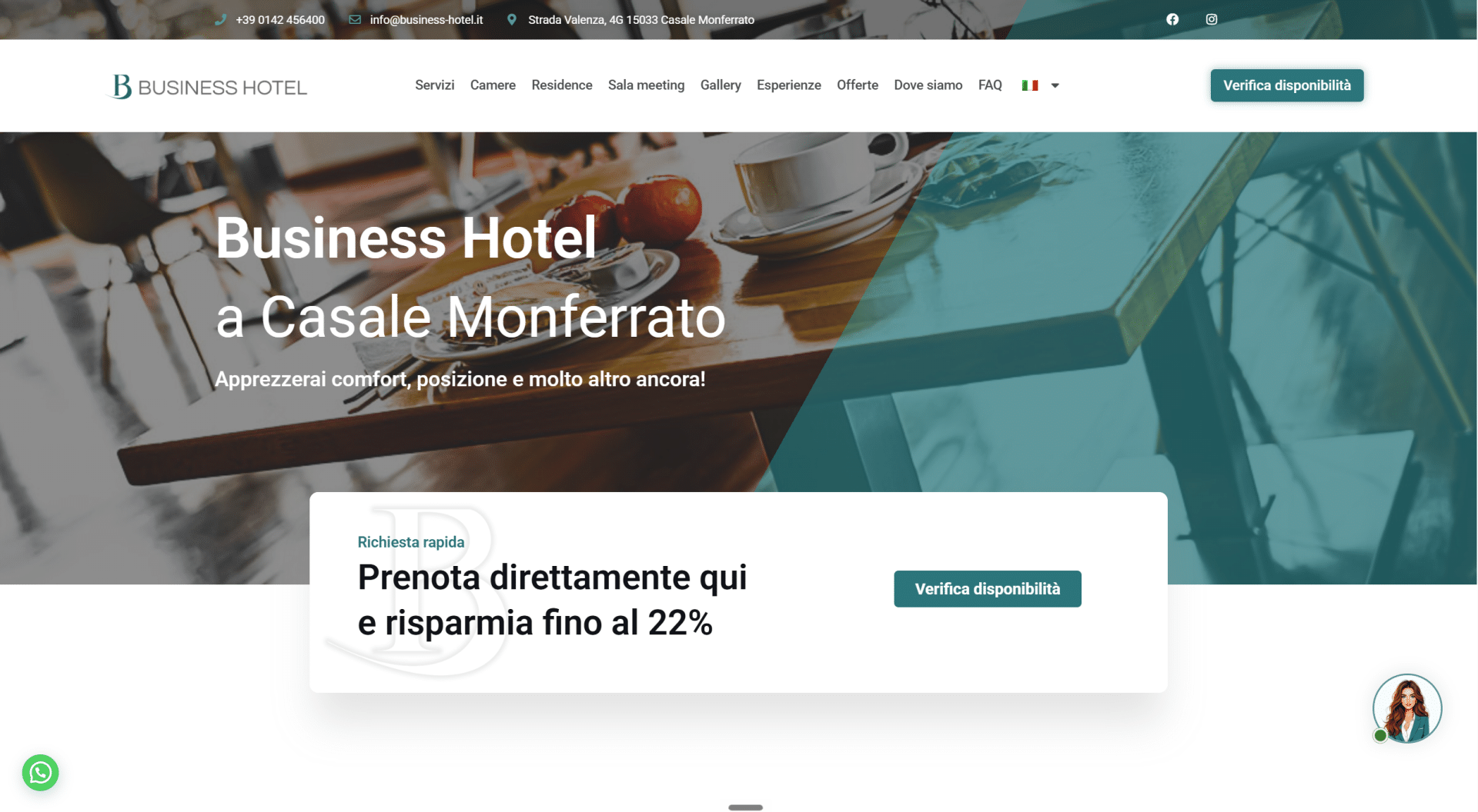 Articoli Caso studio Business Hotel di Casale Monferrato: Da tre siti a uno: +28,8% di fatturato con l’11,4% di prenotazioni in più 2026 - FUORISTAGIONE